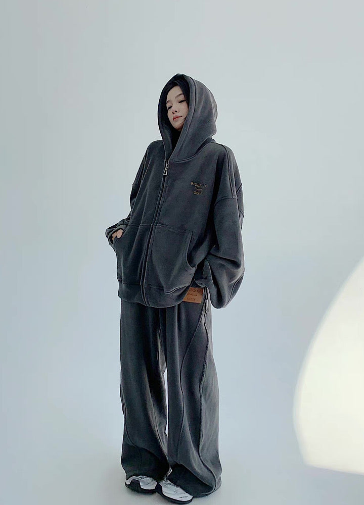 Simple design casual style normcore sweatsuit setup  OR0020