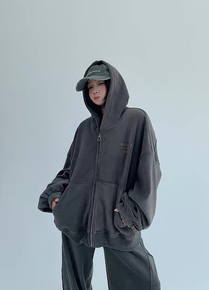 Simple design casual style normcore sweatsuit setup  OR0020