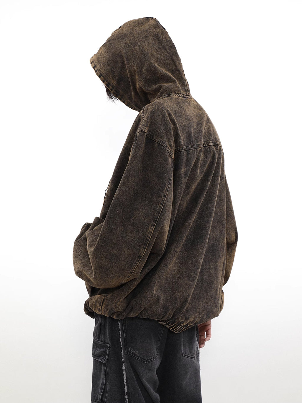 College Logo Washed Hoodie  OR0029