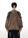 Collision Stripes Zip Knit  OR0031