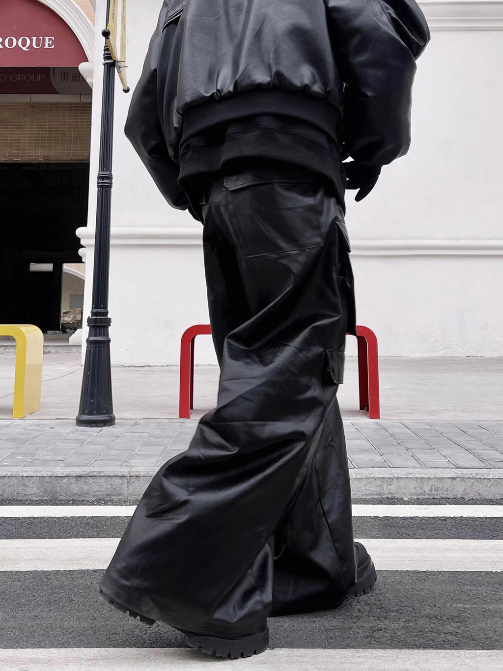 Leather Work Cargo Pants  OR0032