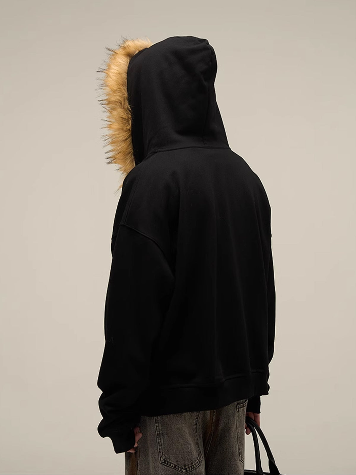 Fur Zip Hoodie  OR0033