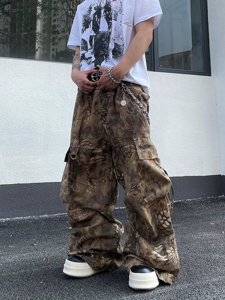 Vintage Sandy Snake Camouflage Pants  OR0040