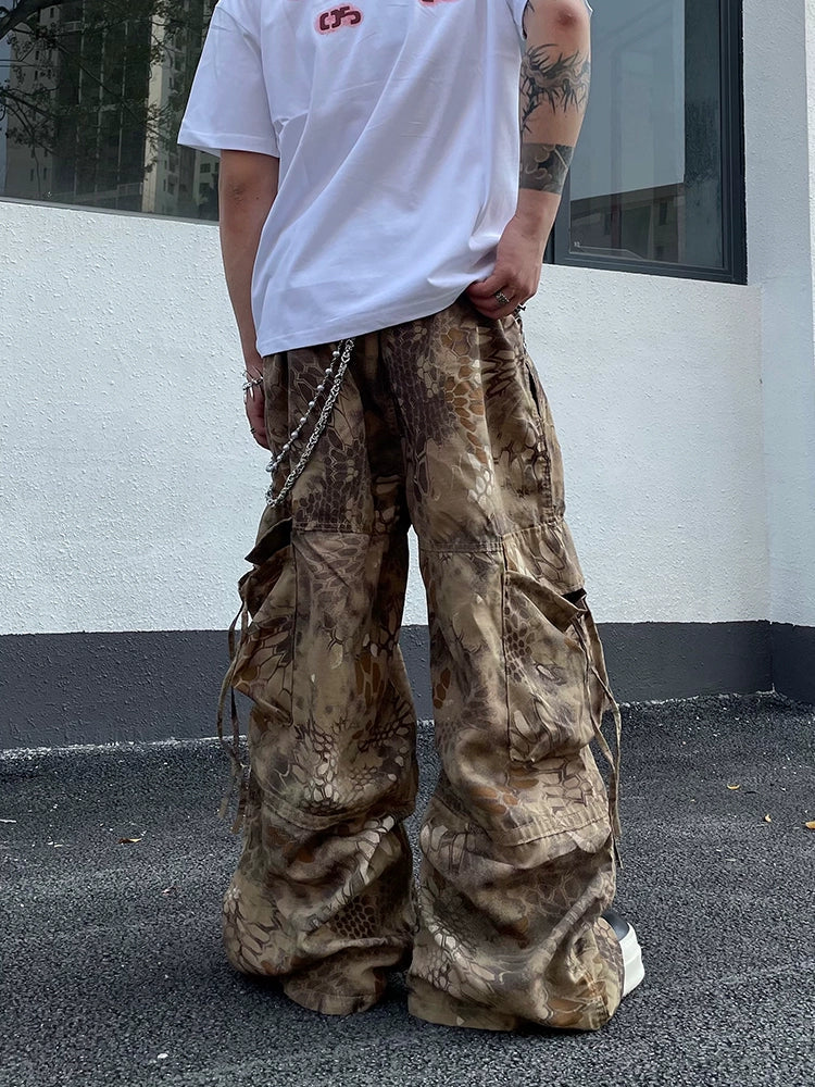 Vintage Sandy Snake Camouflage Pants  OR0040