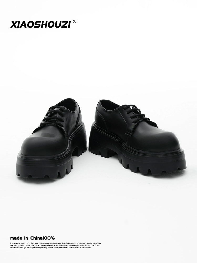 Round Toe Platform Leather Shoes  OR0042