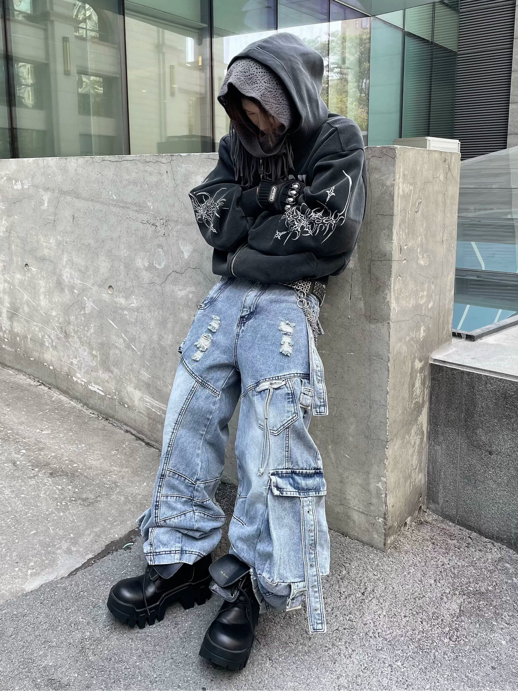 Niche Street Versatile Zip Hoodie  OR0044