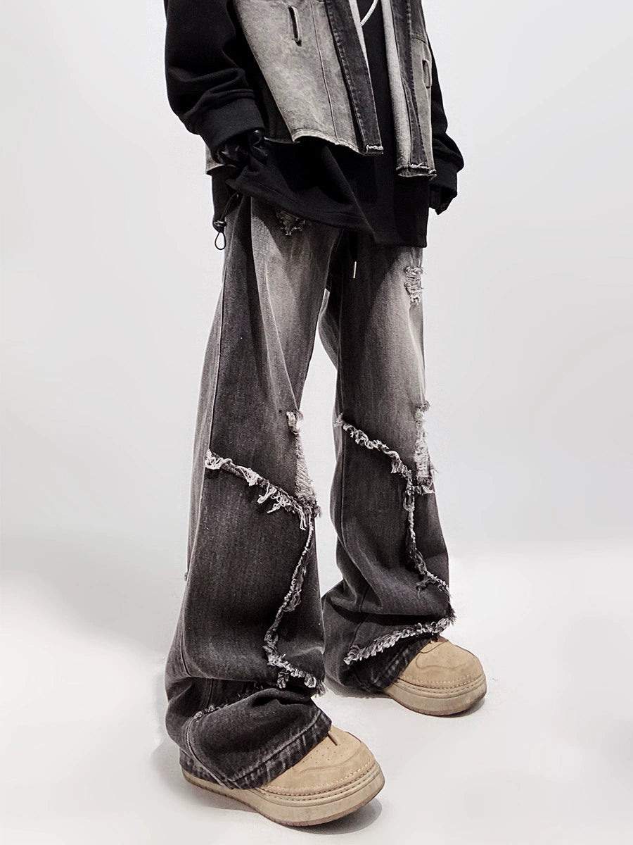 Ripped Damage Denim Pants  OR0053