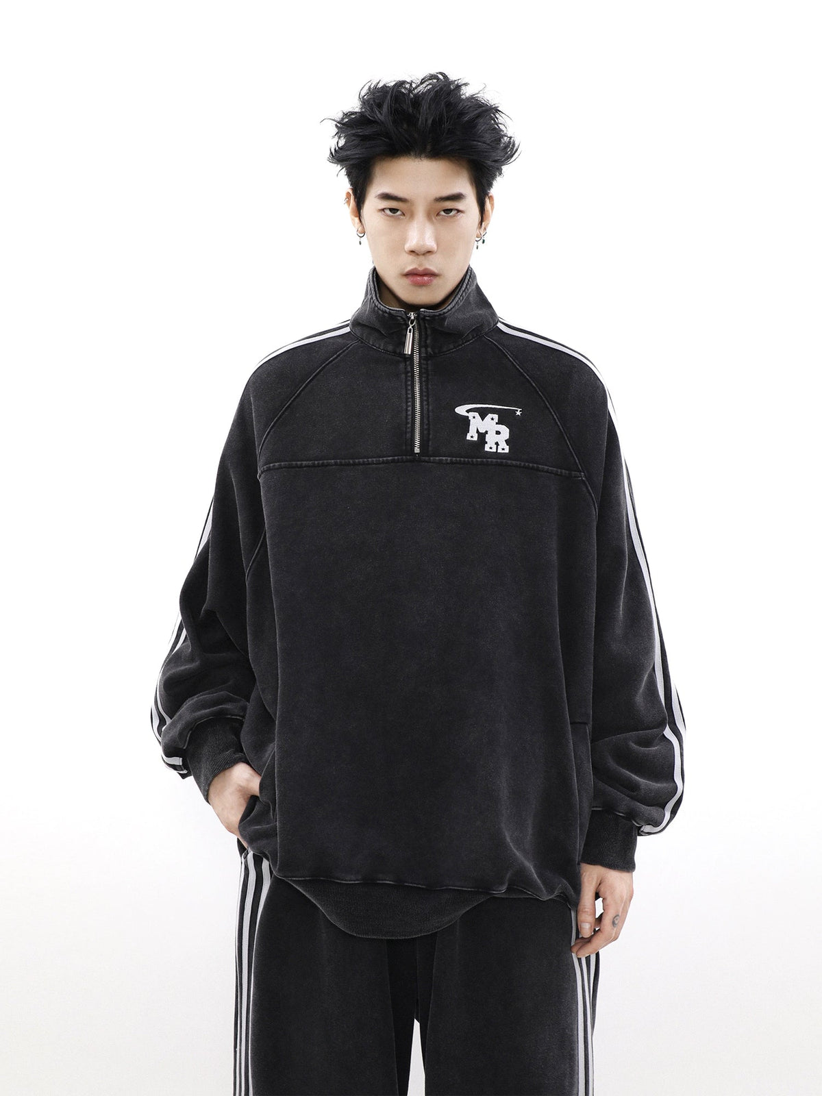 Half Zip Line Sweatshirt  OR0054
