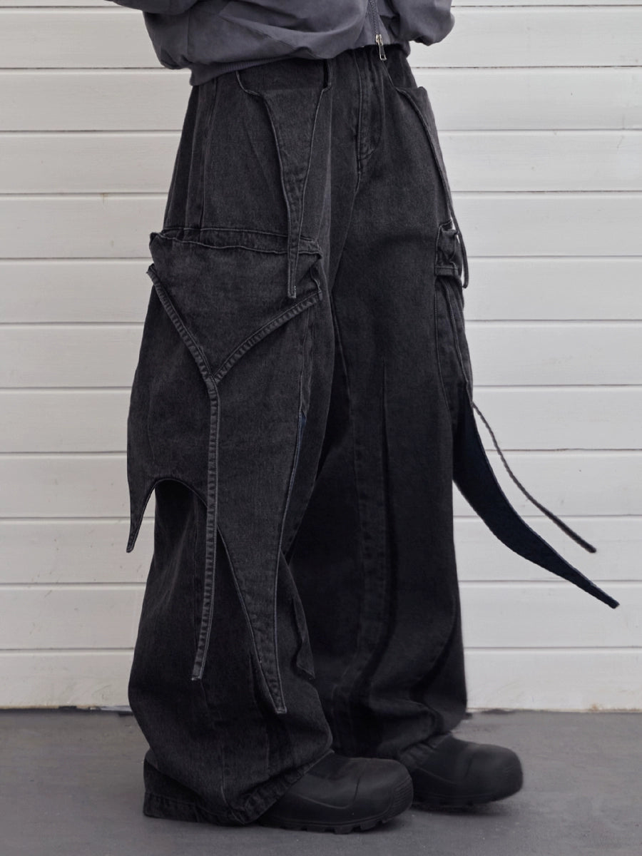 Droop Niche Denim Pants  OR0062