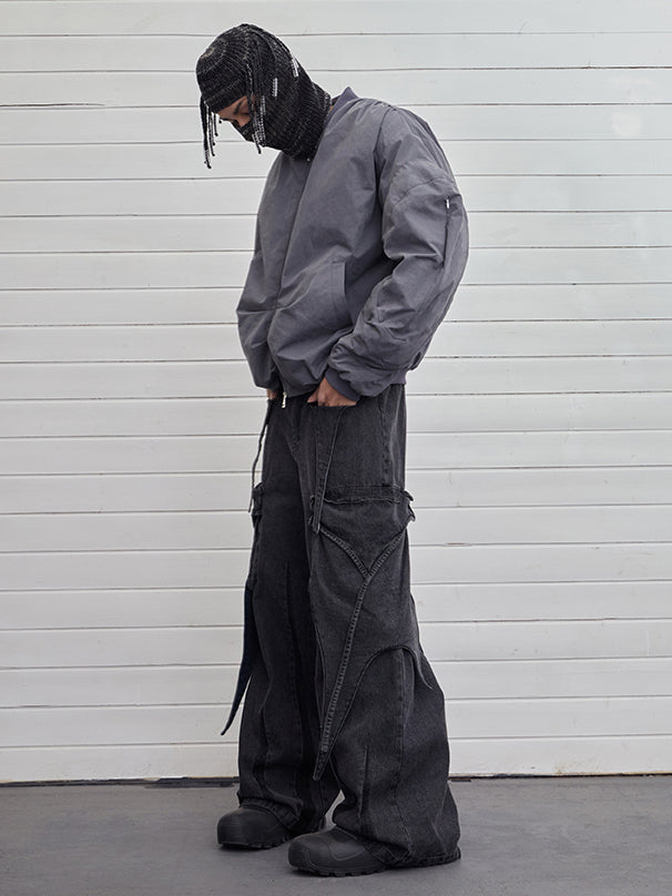 Droop Niche Denim Pants  OR0062