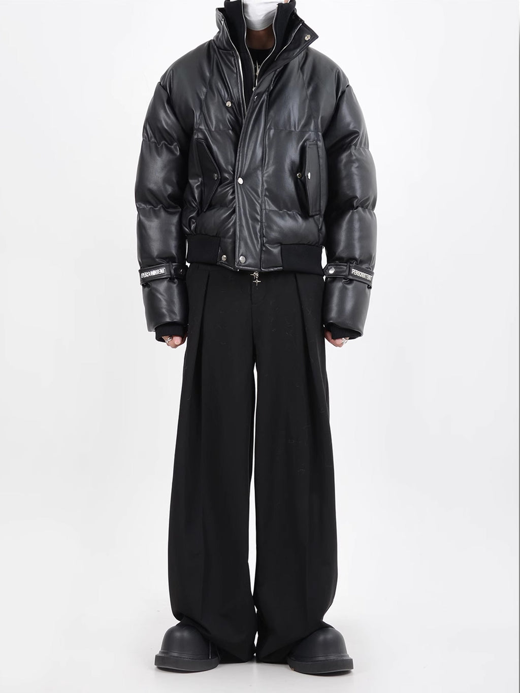 Niche Leather Down Jacket  OR0064