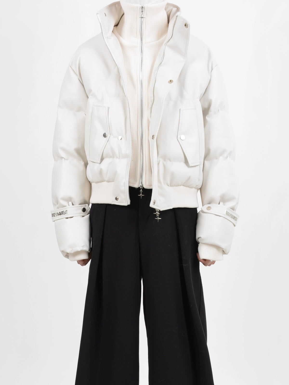 Niche Leather Down Jacket  OR0064