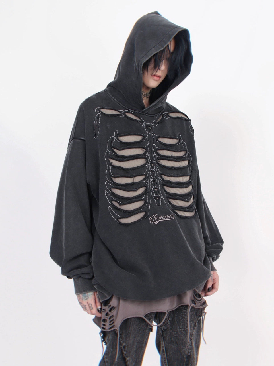 Dark Skeleton Hoodie  OR0082