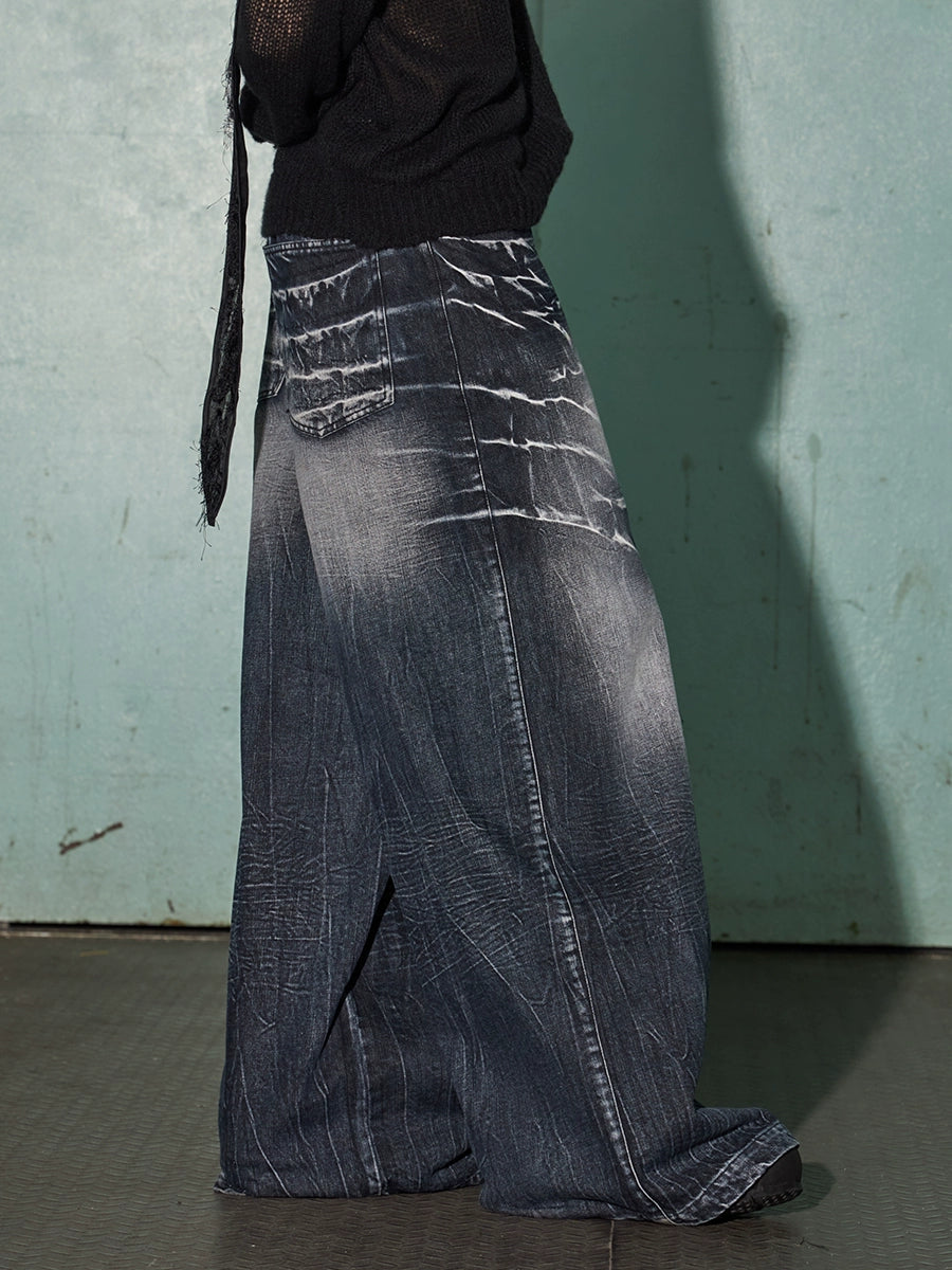 Baggy Lightning Denim Pants  OR0086