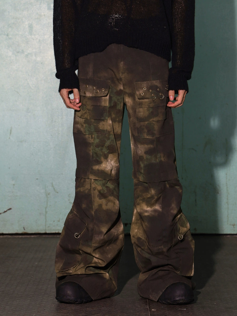 Camouflage Dirty Cargo Pants  OR0089