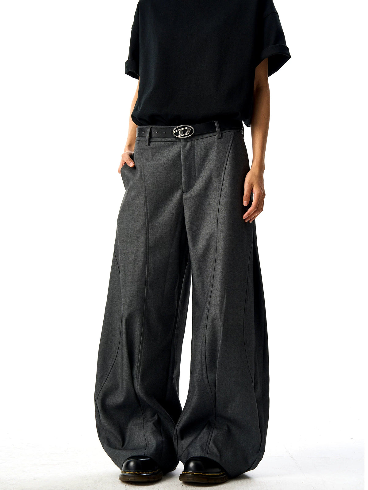 Deconstructed Casual Scimitar Trousers  OR0093