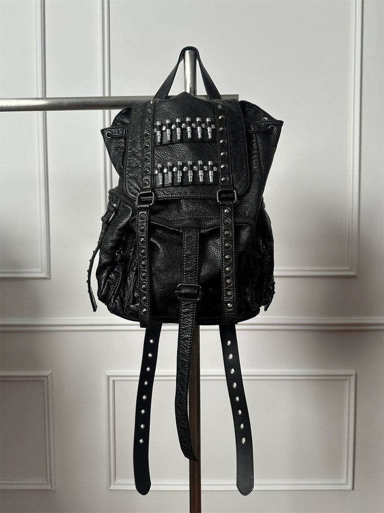 Rivet Multi-Pocket Punk Bag  OR0094