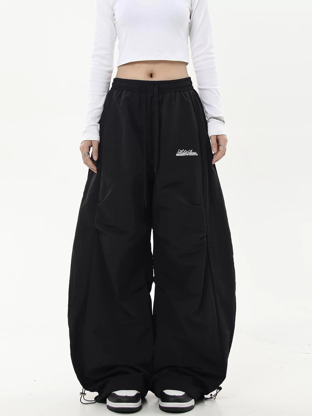 Pleated Draped Paratrooper Work Pants  OR0096