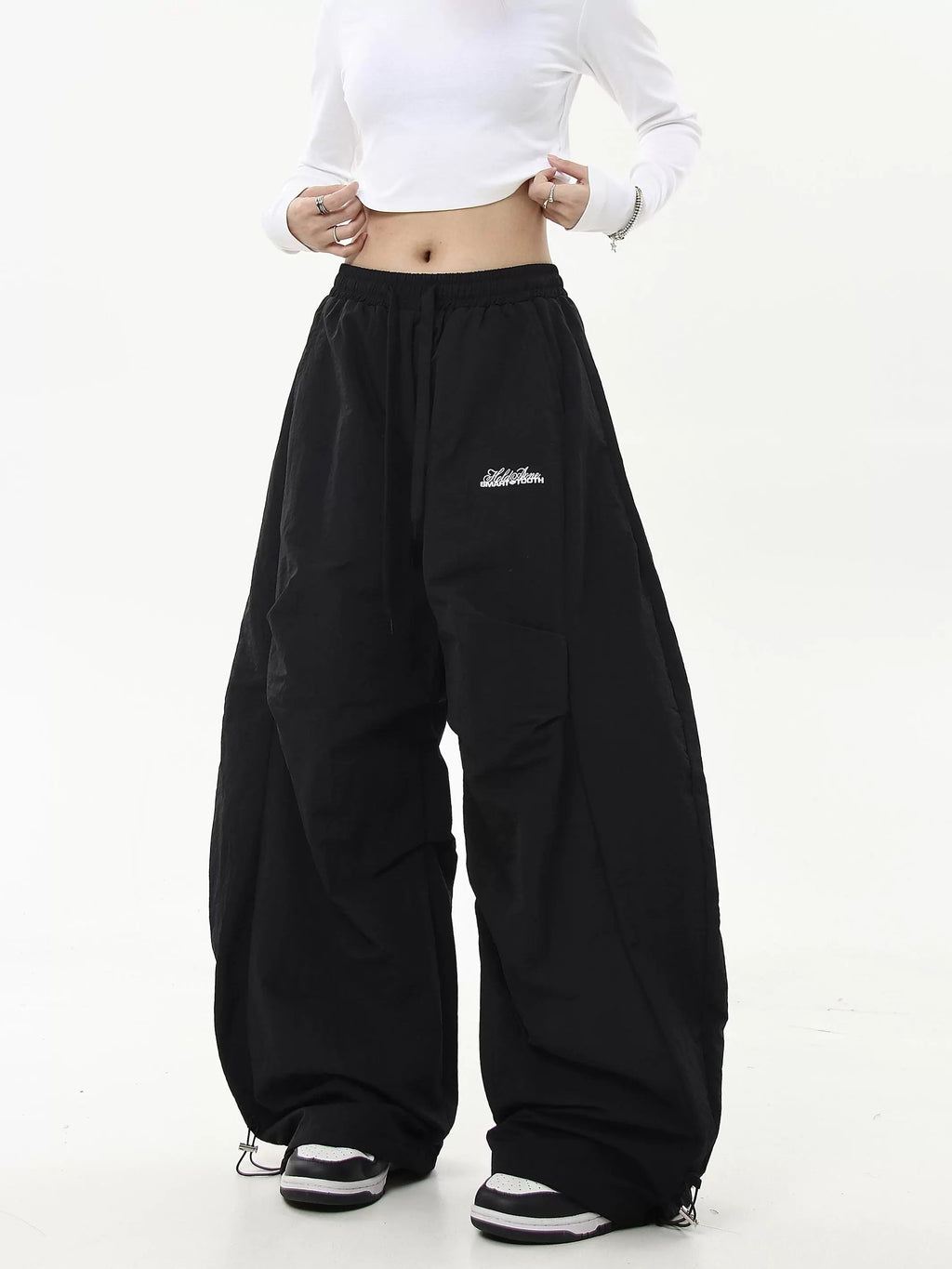 Pleated Draped Paratrooper Work Pants  OR0096