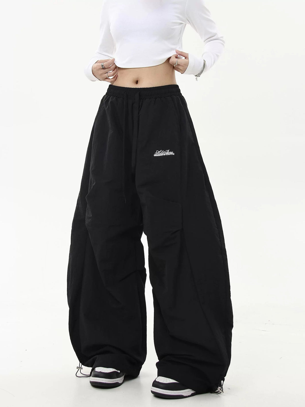 Pleated Draped Paratrooper Work Pants  OR0096