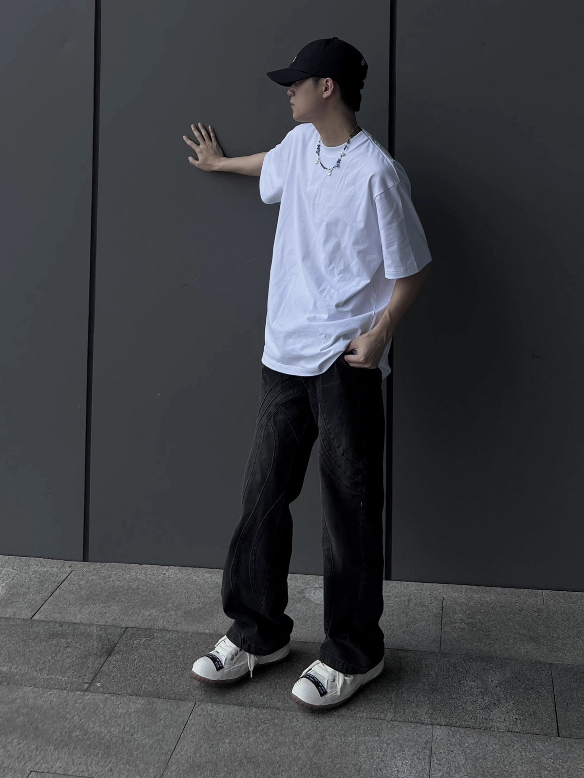UV-Cut Cool Touch Minimal Crew Tee  OR0097