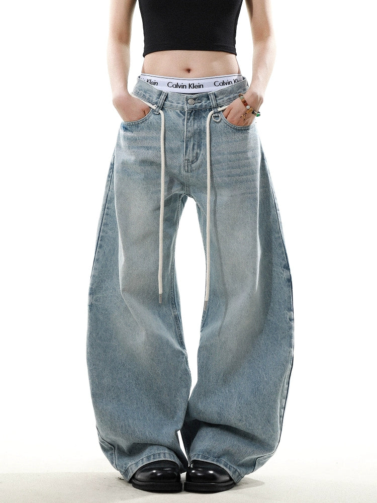 Street Washed Machete Denim Pants  OR0098