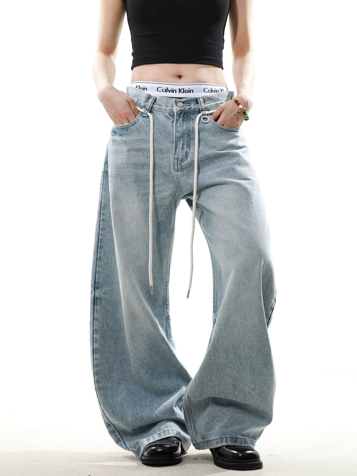 Street Washed Machete Denim Pants  OR0098