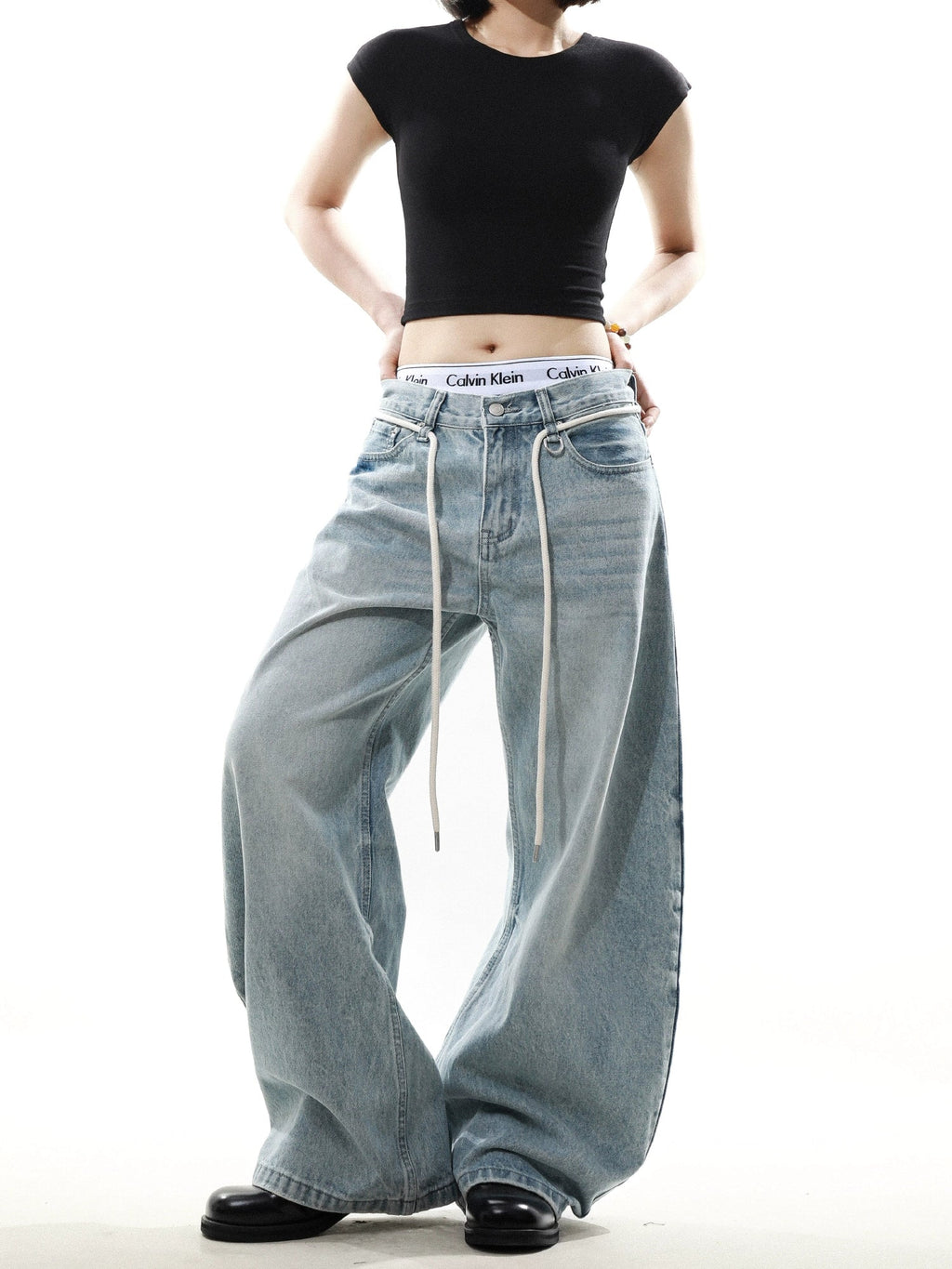 Street Washed Machete Denim Pants  OR0098