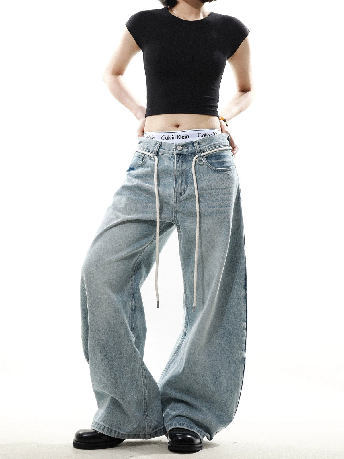 Street Washed Machete Denim Pants  OR0098