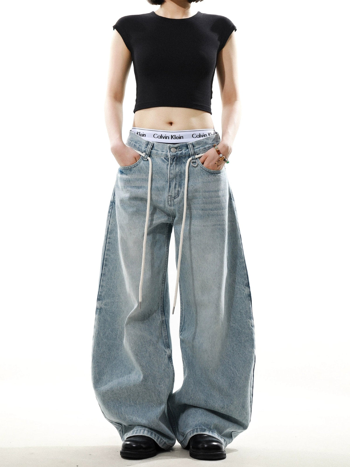 Street Washed Machete Denim Pants  OR0098