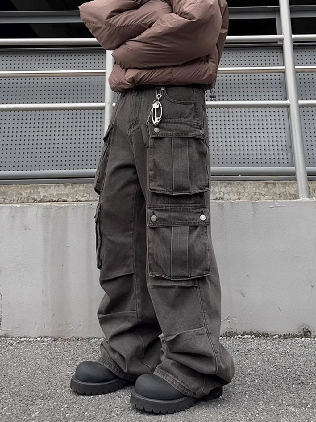 Functional Denim Cargo Pants  OR0102