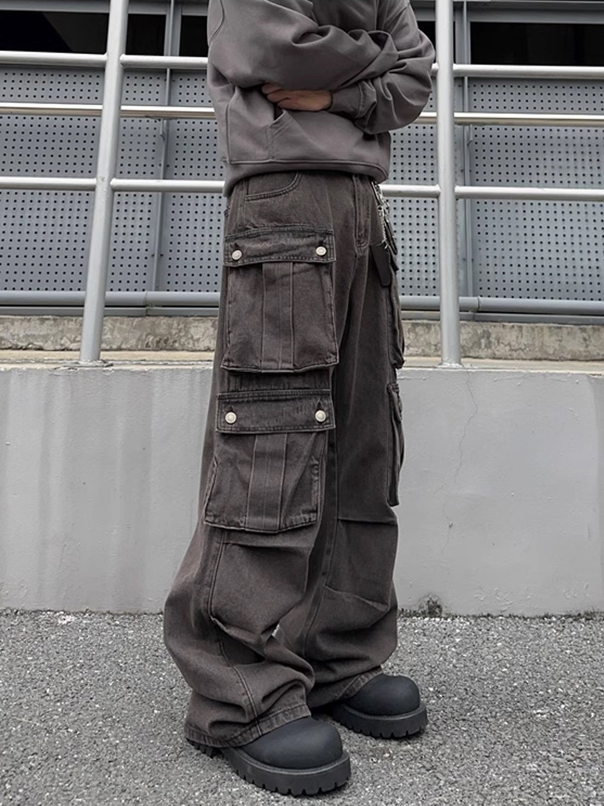 Functional Denim Cargo Pants  OR0102