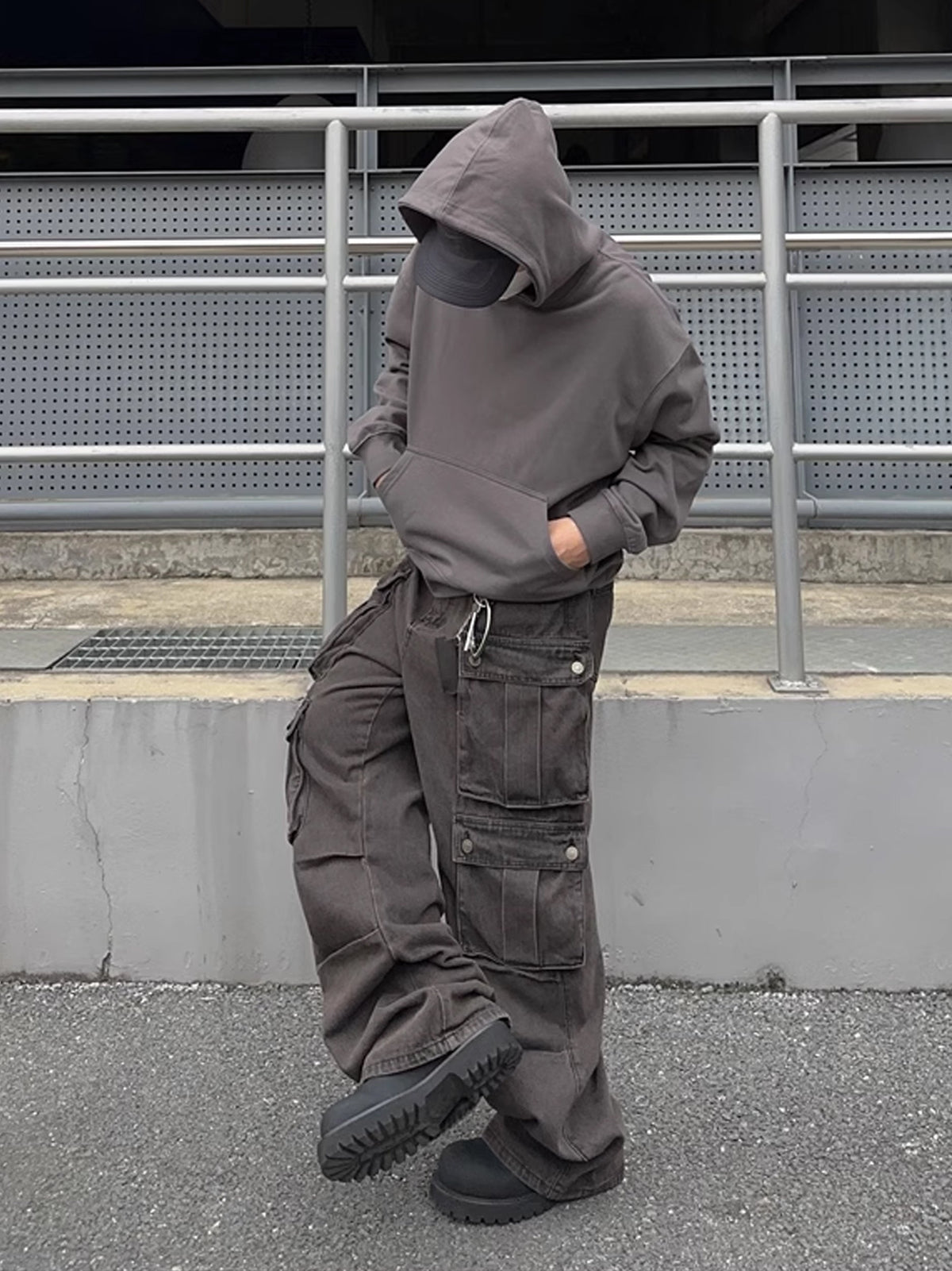 Functional Denim Cargo Pants  OR0102