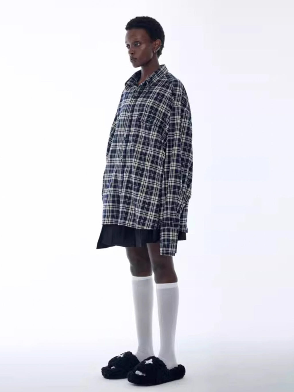 Oversized Check Shirt  OR0104