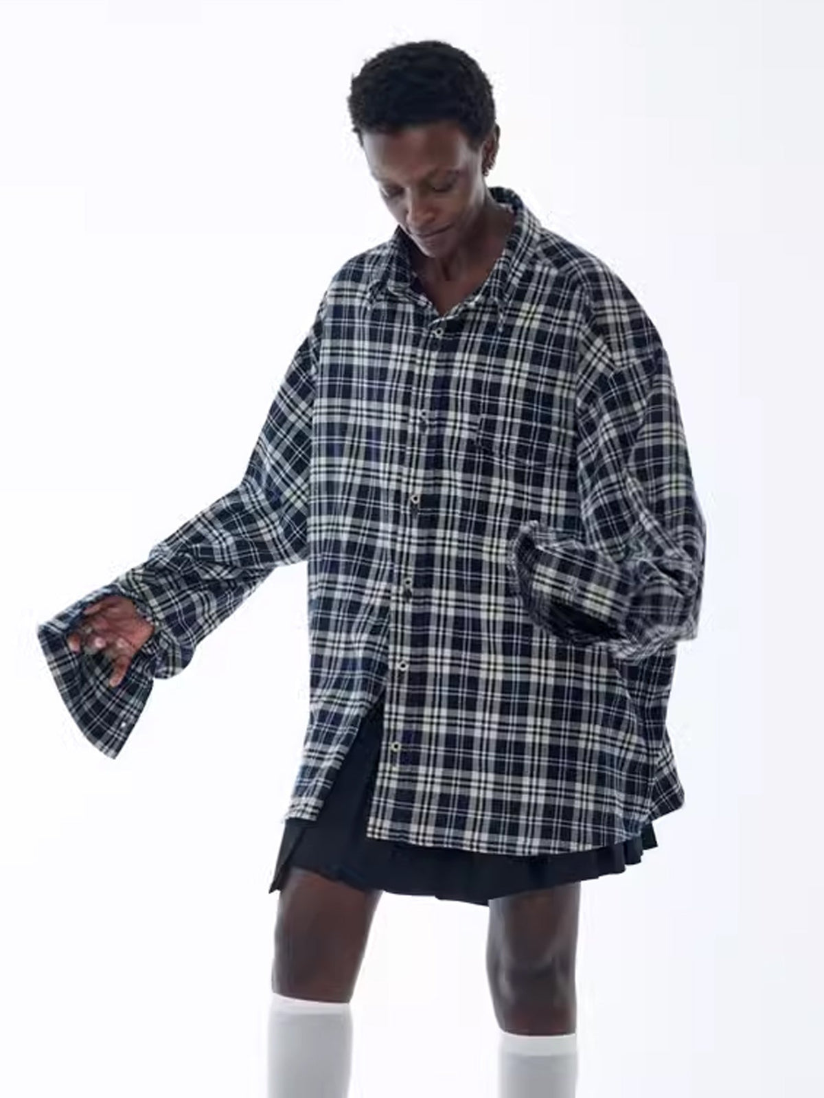 Oversized Check Shirt  OR0104