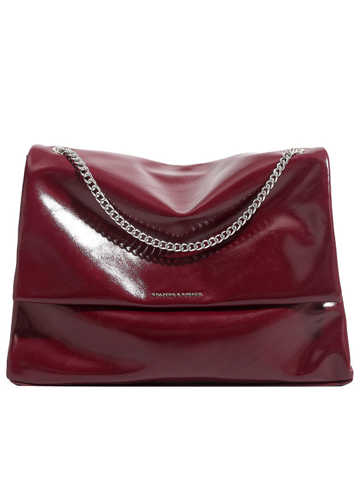 Luxury Split Leather Chain Tote Bag  OR0113