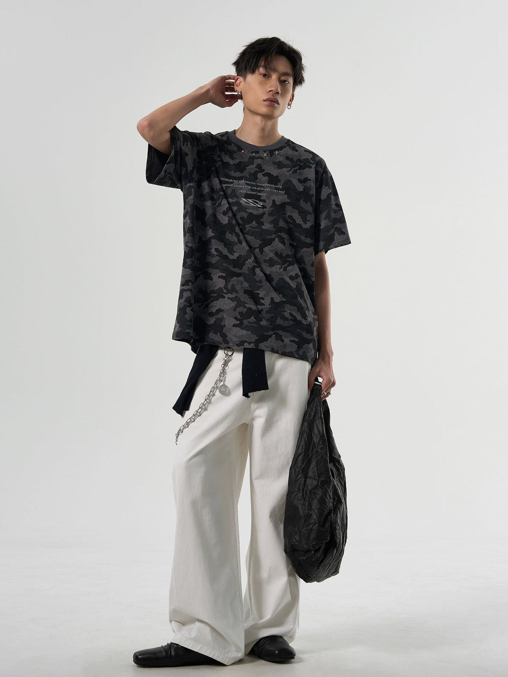 Camouflage Metal Short-sleeved T-shirt  OR0133