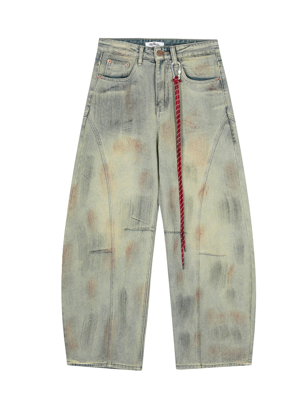 Dirty Dyed Old Denim Pants  OR0136