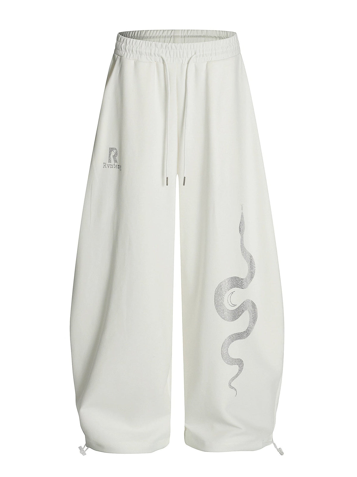 Snake Diamond Print Machete Sweat Pants  OR0137