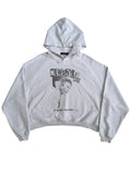 Washed Distressed Punk Hoodie  OR0142