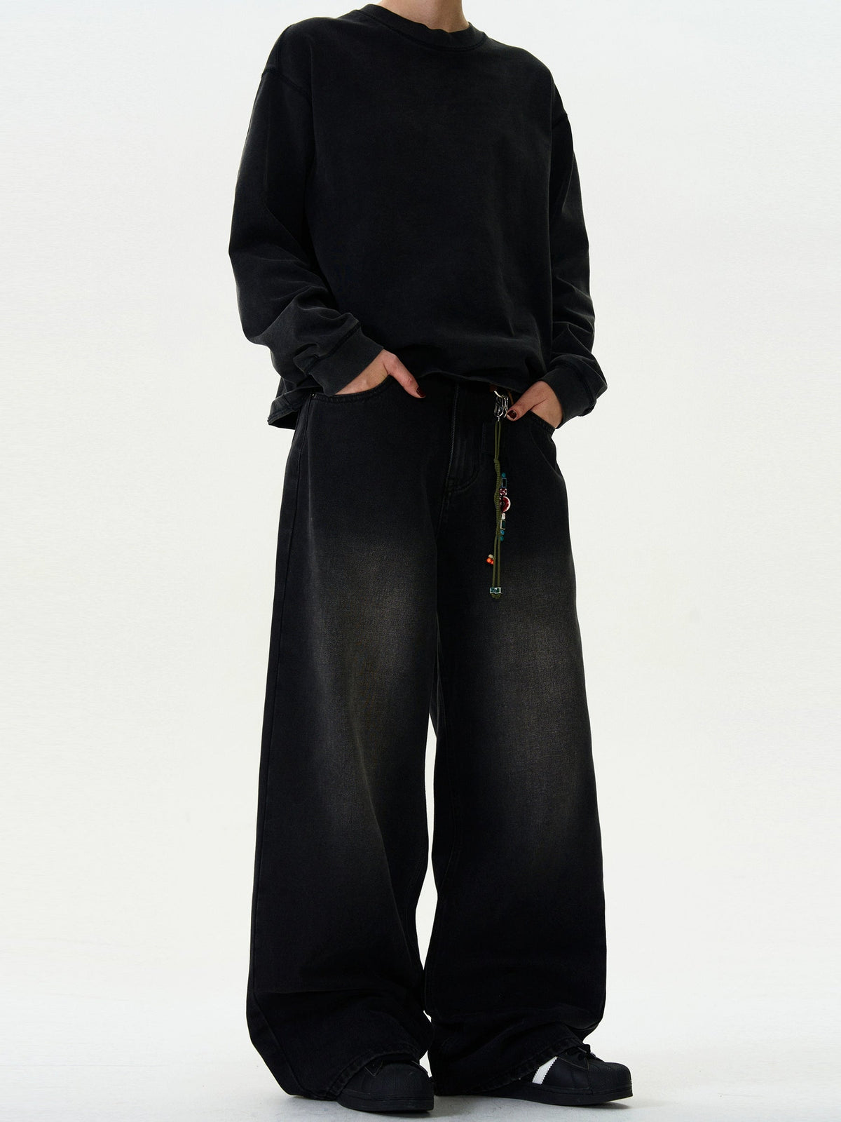 Vintage Washed Bootcut Jeans  OR0145