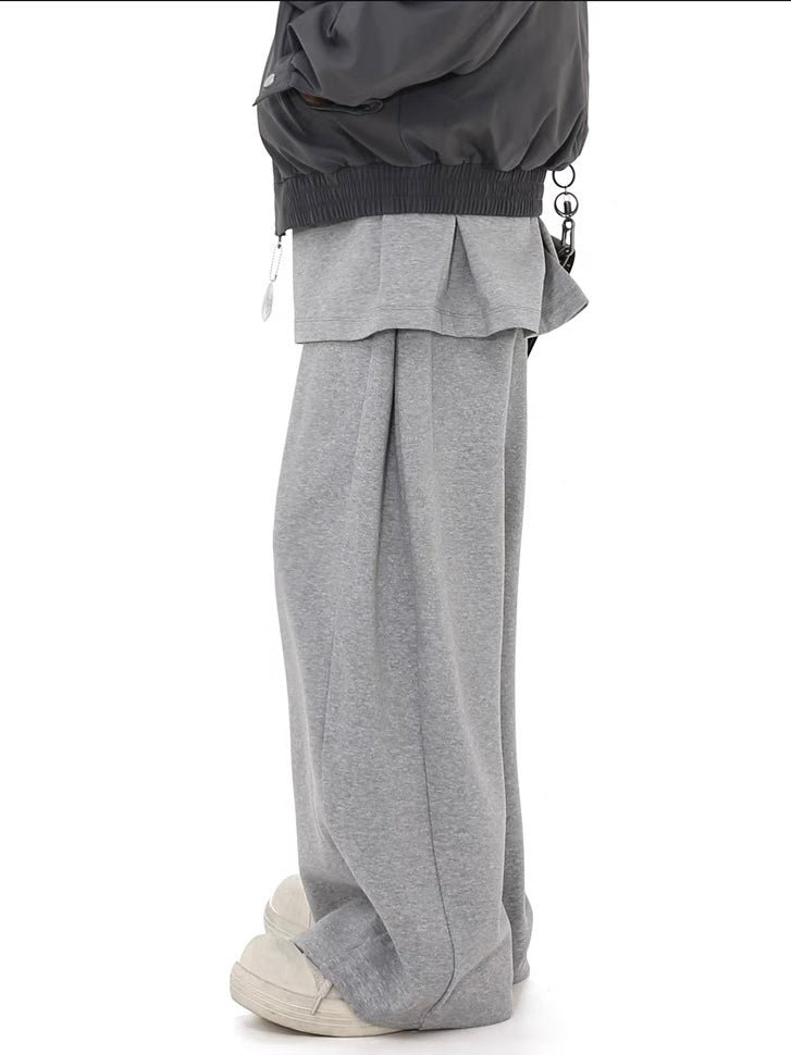 Drawstring Wide Sweat Pants  OR0148