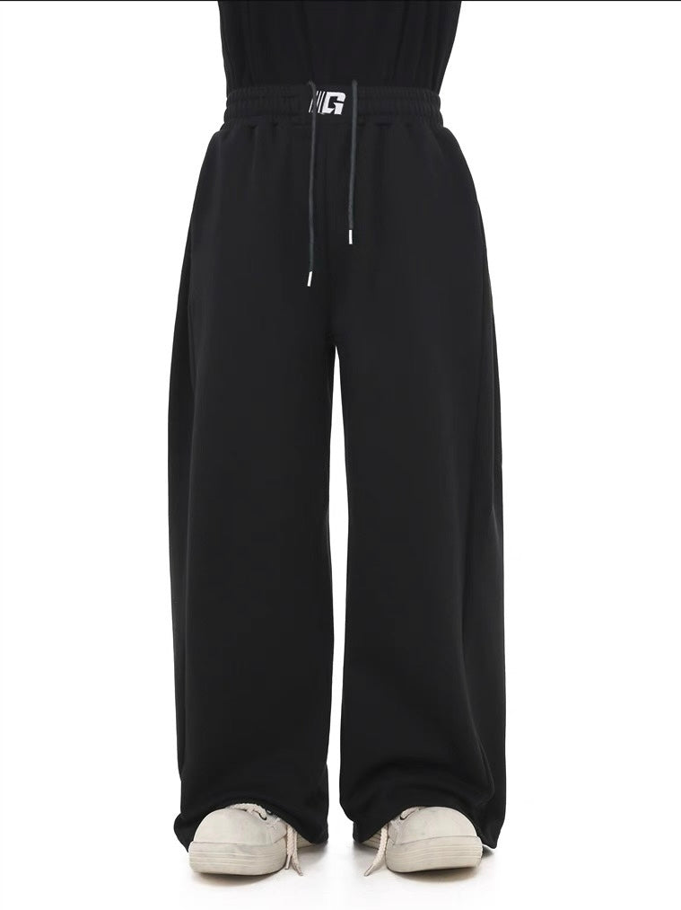 Drawstring Wide Sweat Pants  OR0148