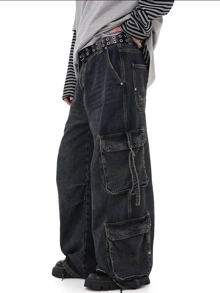 Mainline Old Washed Workwear Jeans  OR0149