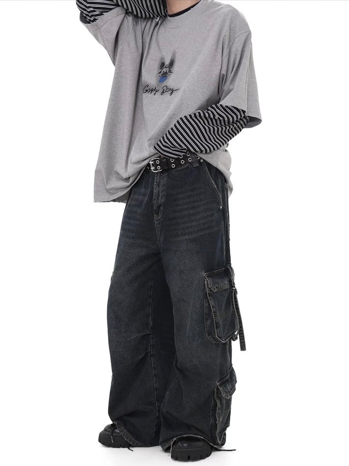Mainline Old Washed Workwear Jeans  OR0149