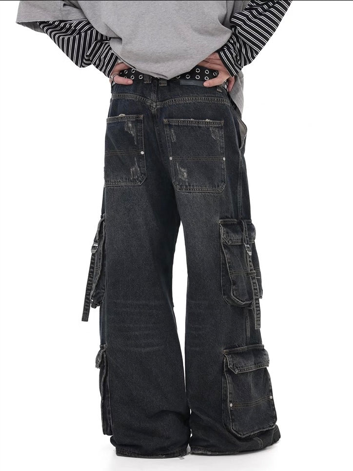Mainline Old Washed Workwear Jeans  OR0149