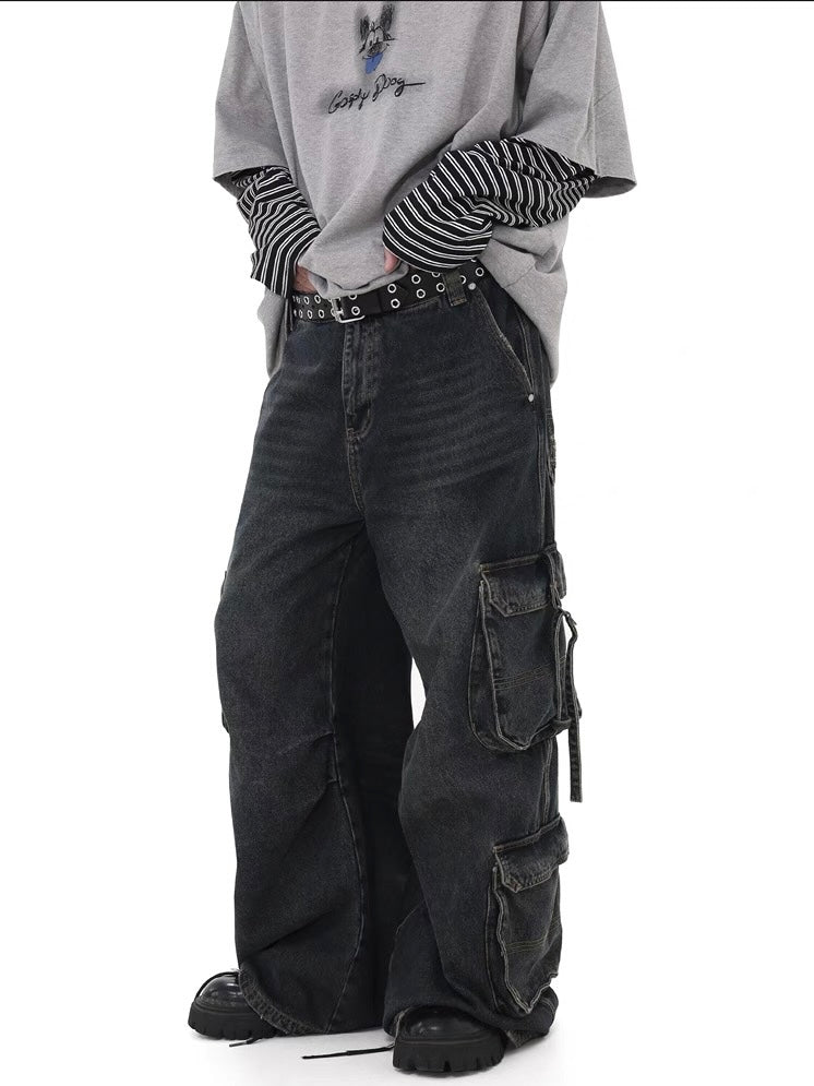 Mainline Old Washed Workwear Jeans  OR0149