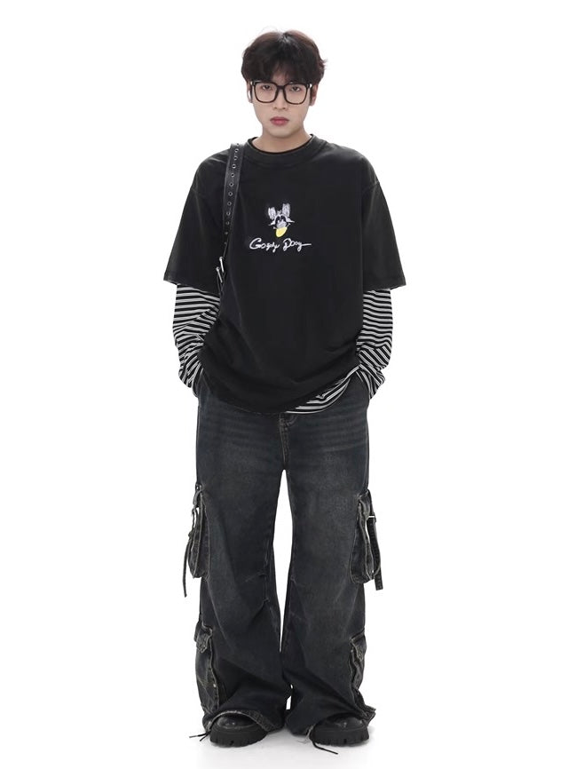 Mainline Old Washed Workwear Jeans  OR0149
