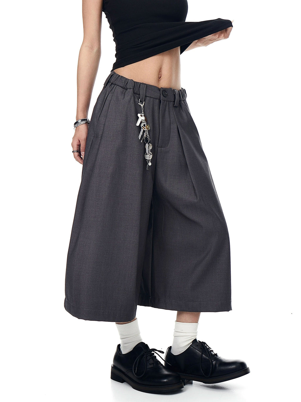 Cleanfit Pleated Wide Shorts  OR0151