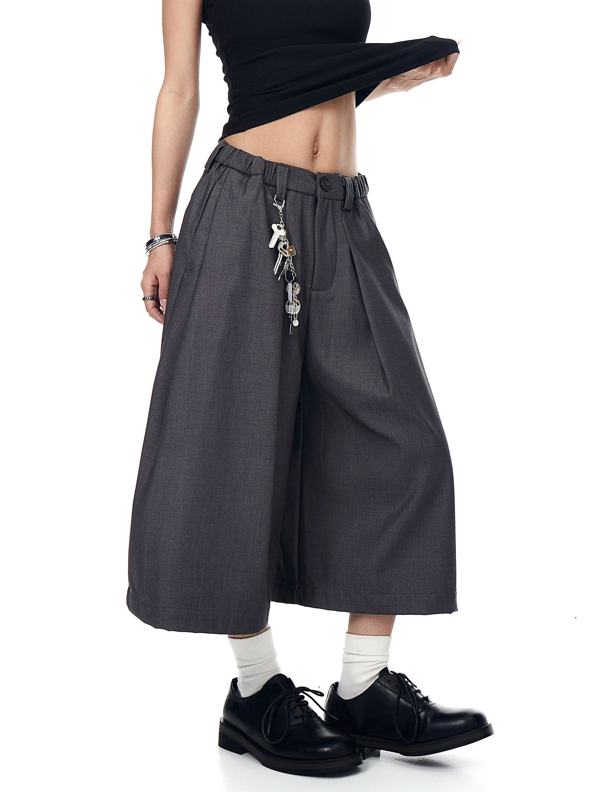 Cleanfit Pleated Wide Shorts  OR0151